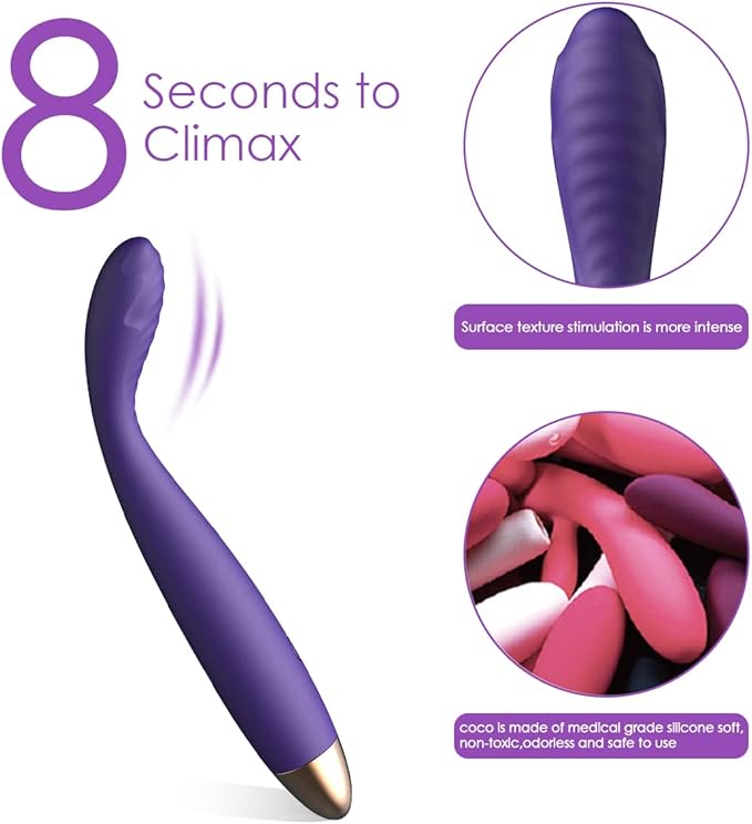 G Spot Dildo Vibrator Adult Sex Toys - SVAKOM Waterproof Personal Massager Finger Dildos Vibrators for Women - 5 * 5 Vibrations Adult Toy Female Clitoral Stimulator for Clit Nipple (More Powerful)