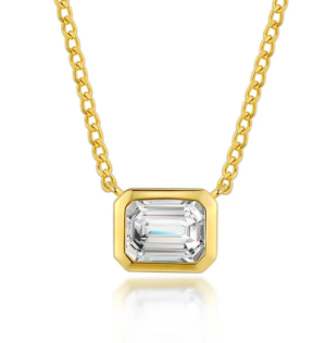 S925 Synthetic Moissanite Diverse Sparkling Charm Necklace Pendant Valentine's Day Lover Gifts for Women