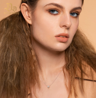 S925 1ct Synthetic Moissanite Classic Round Four Prong Necklace