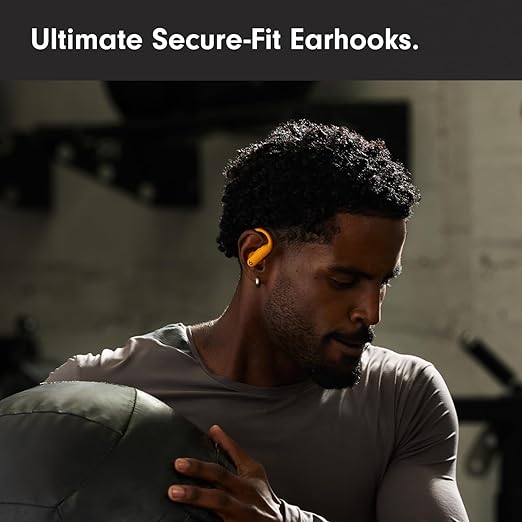 Beats Powerbeats Pro 2 Wireless Bluetooth Earbuds - Noise Cancelling, Heart Rate Monitor, IPX4, Up to 45H Battery & Charging Case, Works with Apple & Android - Electric Orange