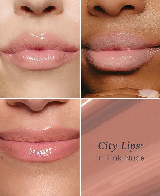 City Beauty City Lips Plumping Lip Gloss - High-Shine Gloss for Fuller, Younger-Looking Lips | Hydrating & Smoothing Lip Treatment Hyaluronic Acid