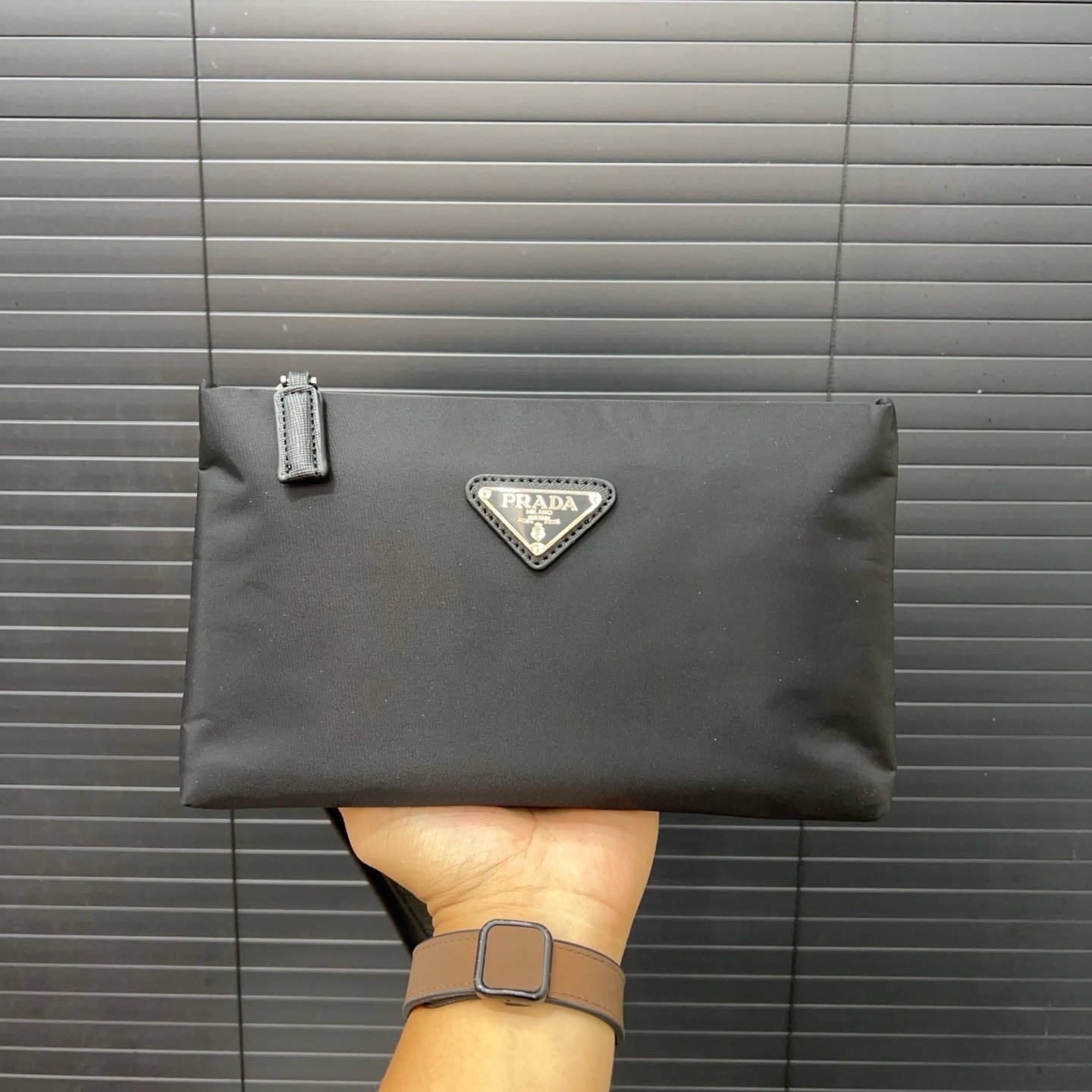 Prada Saffiano Leather Pouch