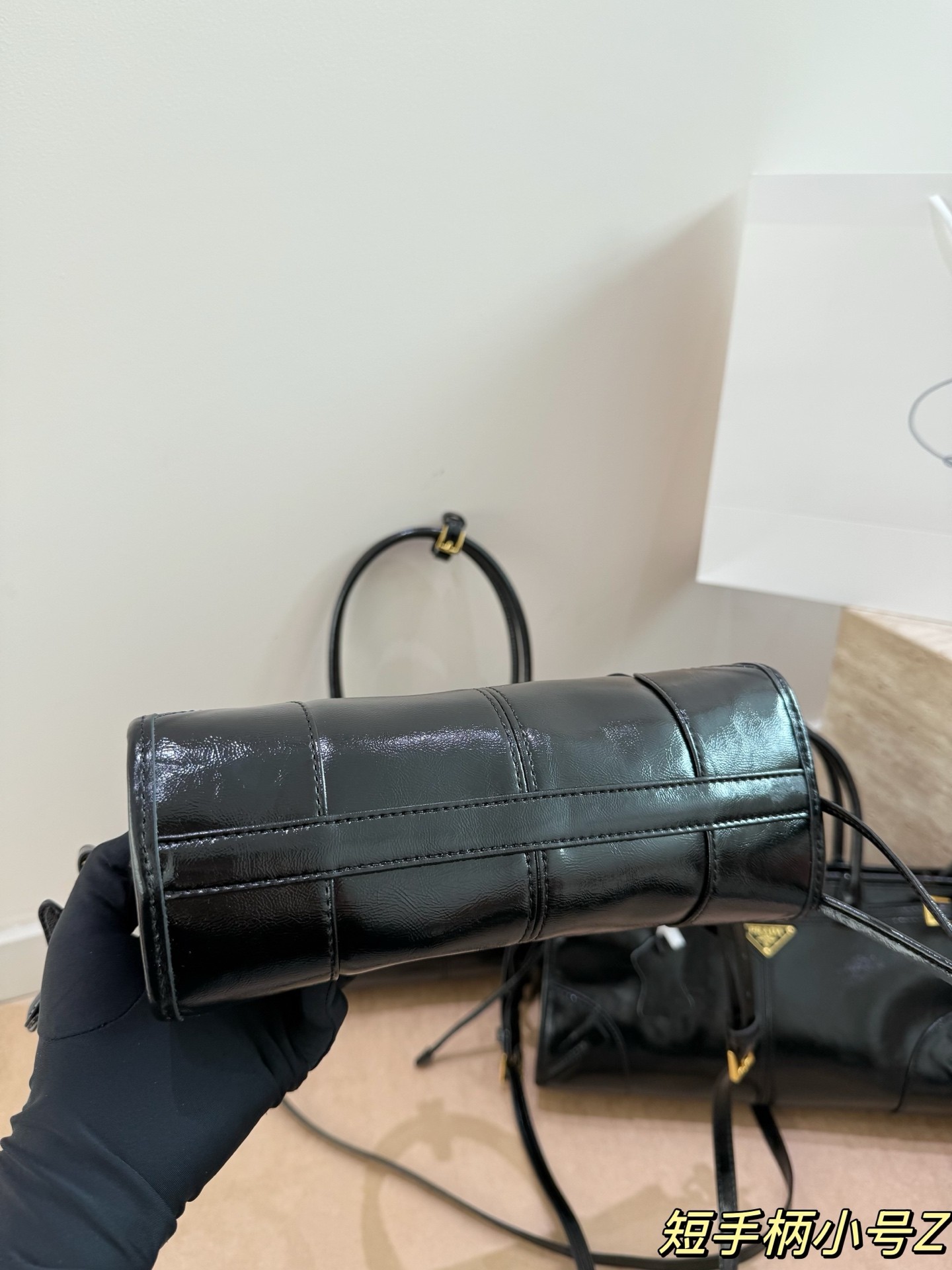 Prada Bonnie Mini Leather Handbag