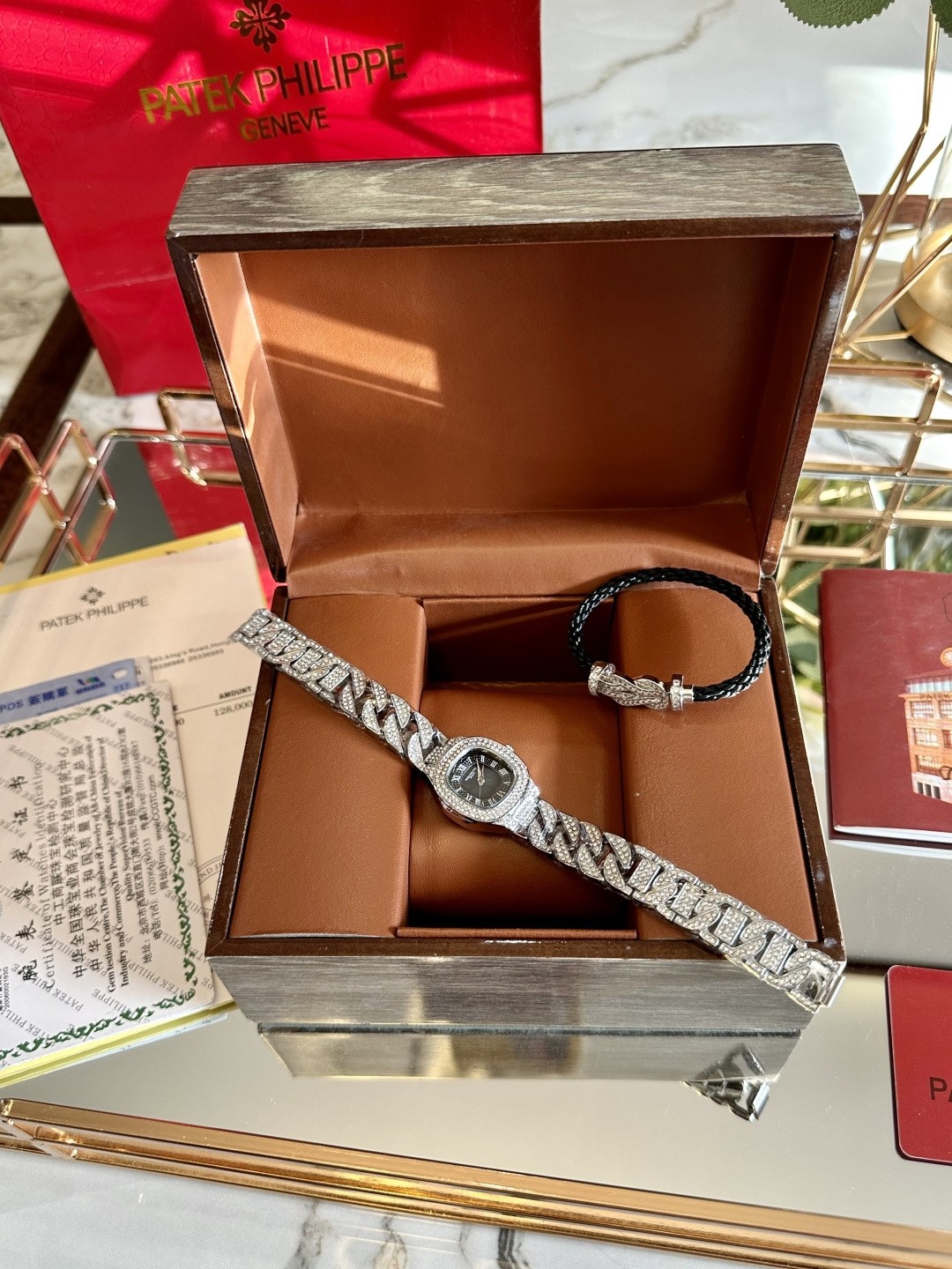 Patek Philippe diamond-set ladies' watch