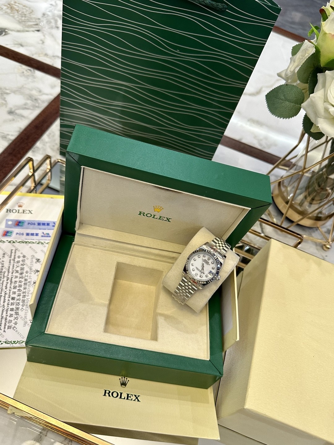 Rolex Lady-Datejust watch.