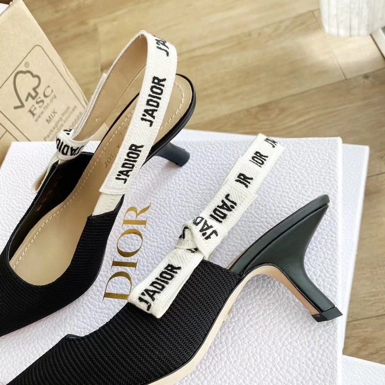 (Dior) J'Adior Open-Toe Heels