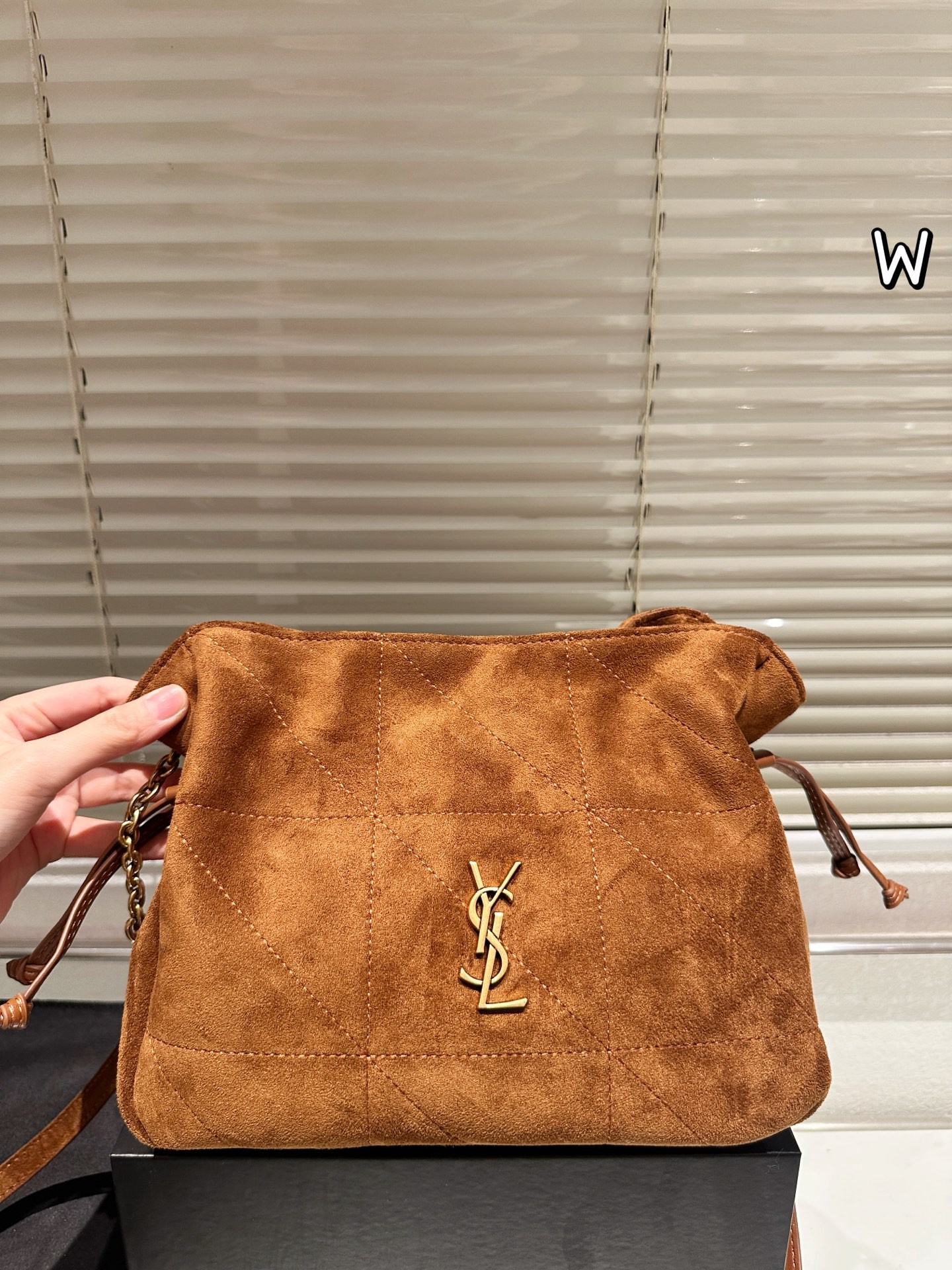 Yves Saint Laurent Jamie Suede Handbag