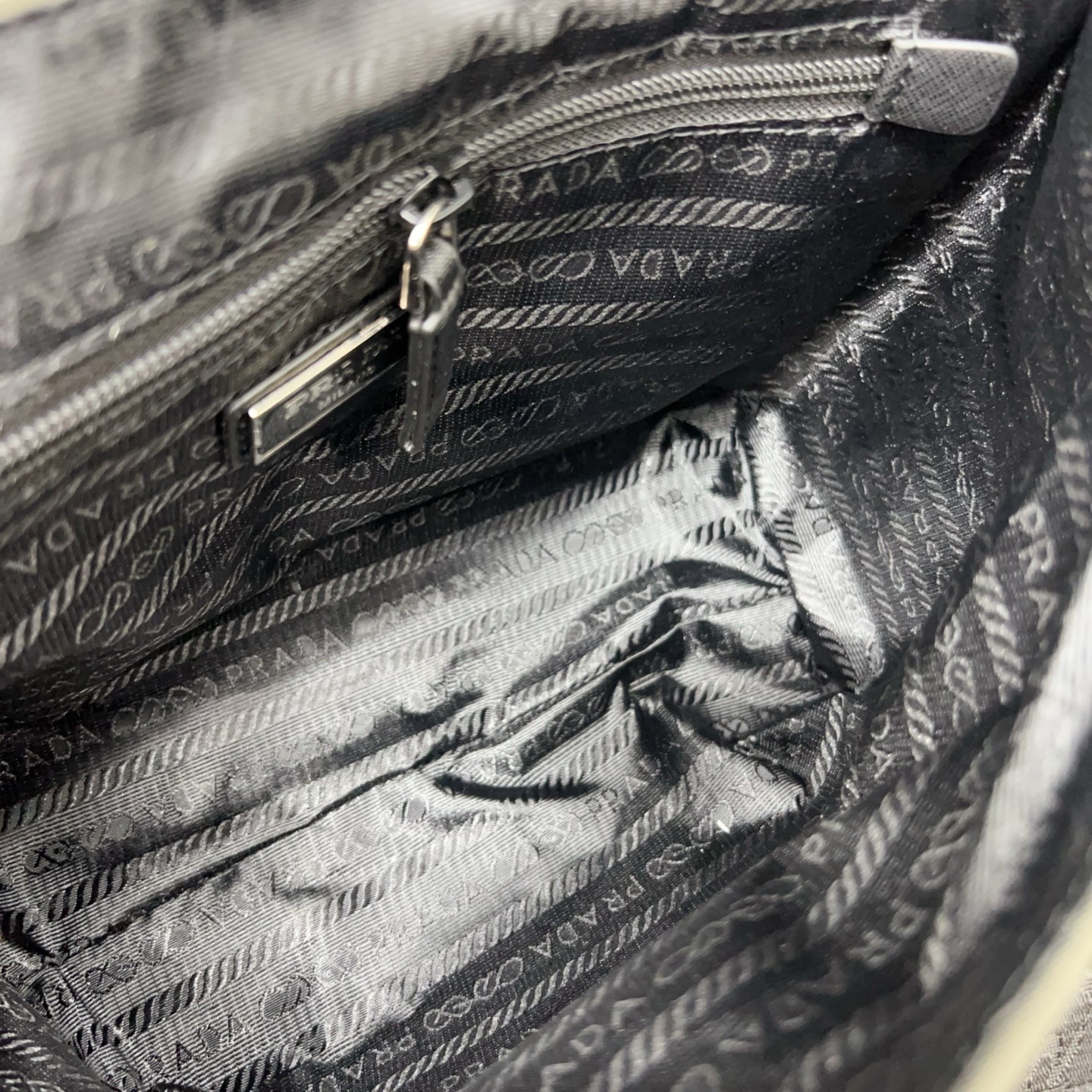 Prada Re-Nylon and Saffiano Leather Shoulder Bag