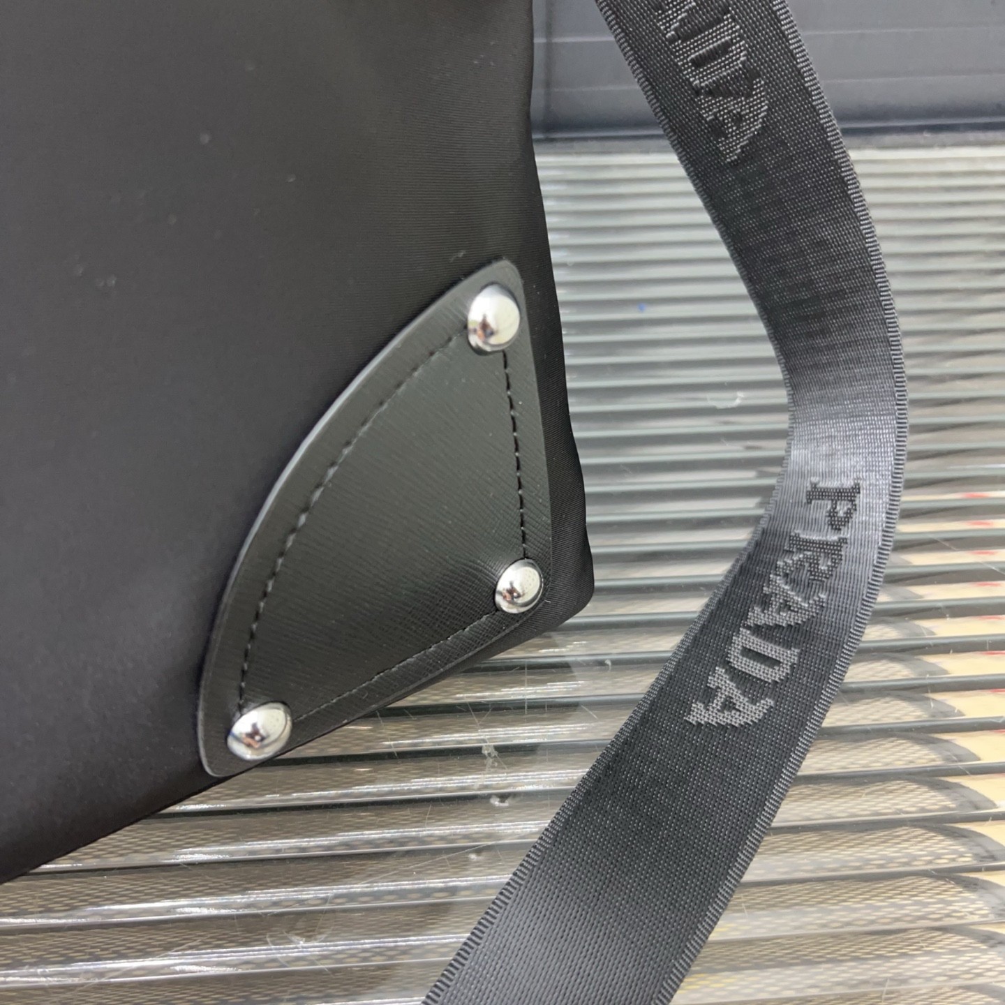 Prada Black Nylon Travel Bag