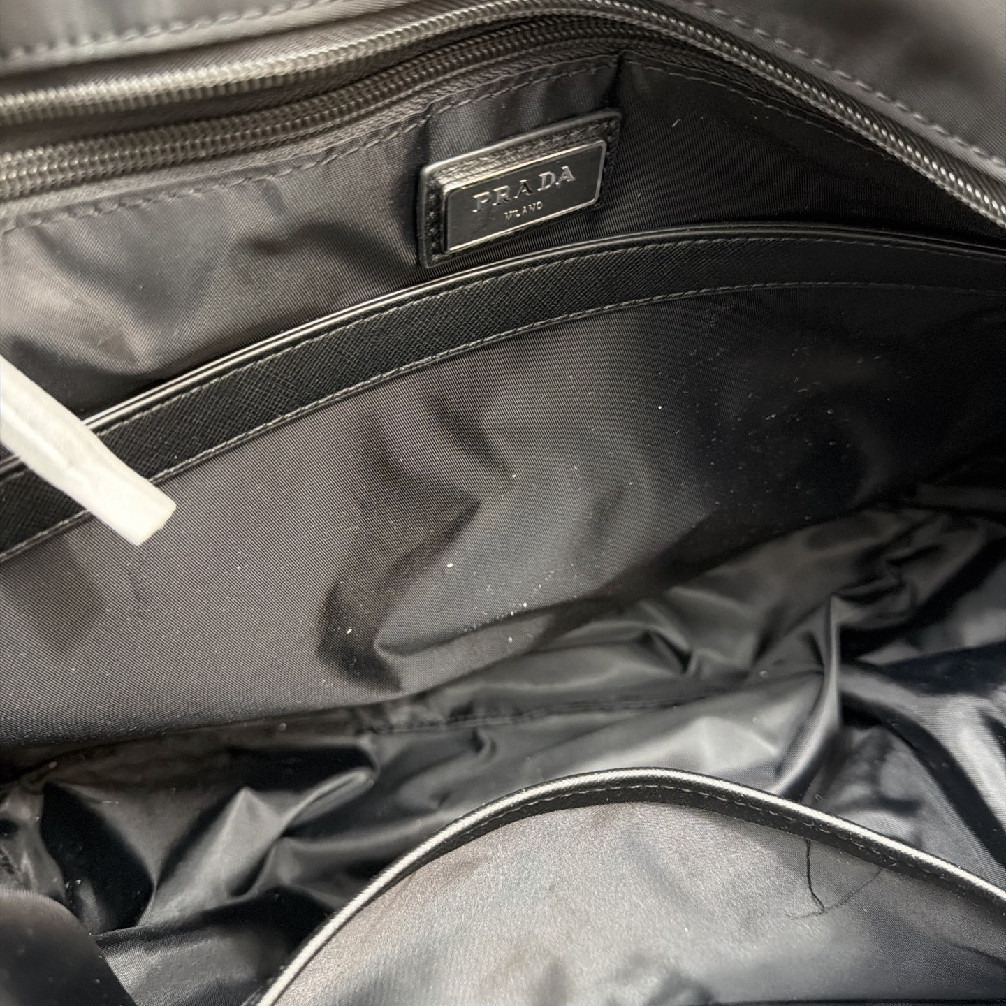 Prada Re-Nylon and Saffiano Leather Tote Bag