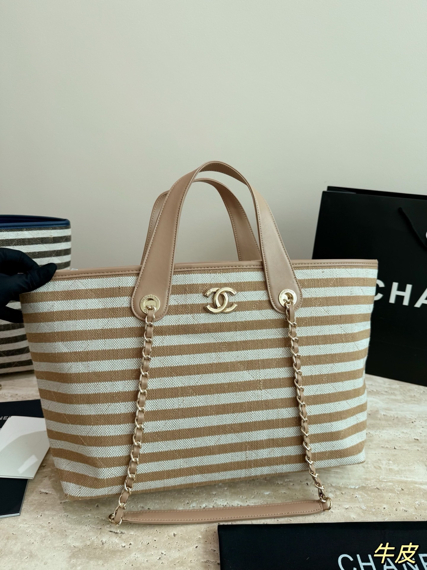 (Chanel) Deauville Tote Bag