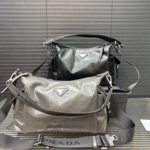 Prada Aimée Medium Leather Shoulder Bag