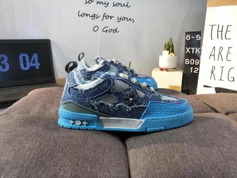 A special edition of the Louis Vuitton LV Skate sneakers.