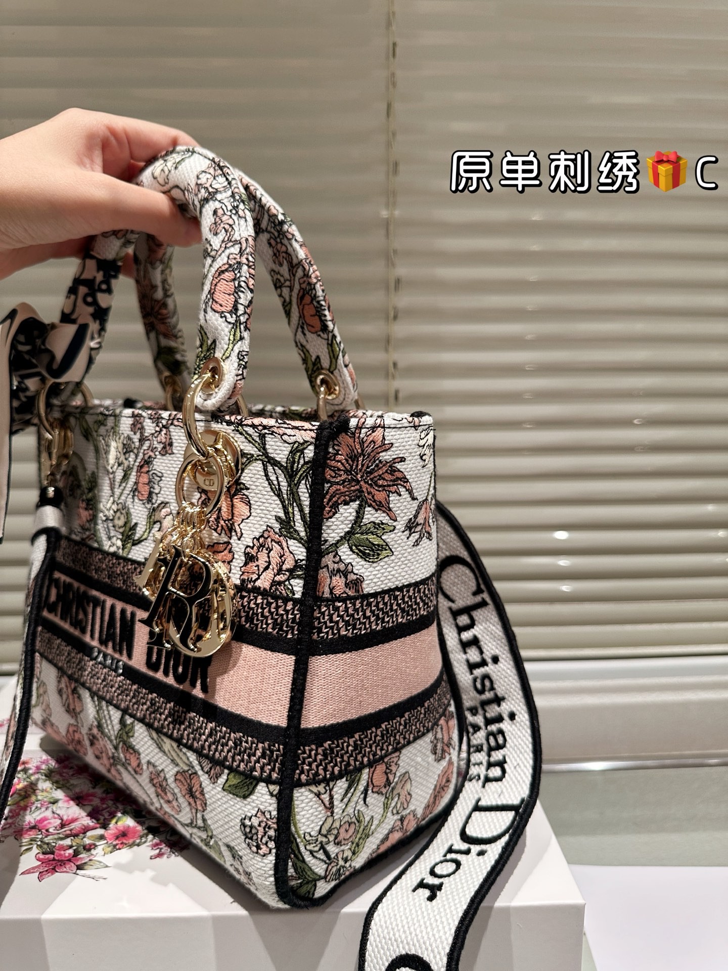 (Dior) Small Lady D-Lite Handbag