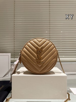 Sac photo rond Vinyle de Saint Laurent