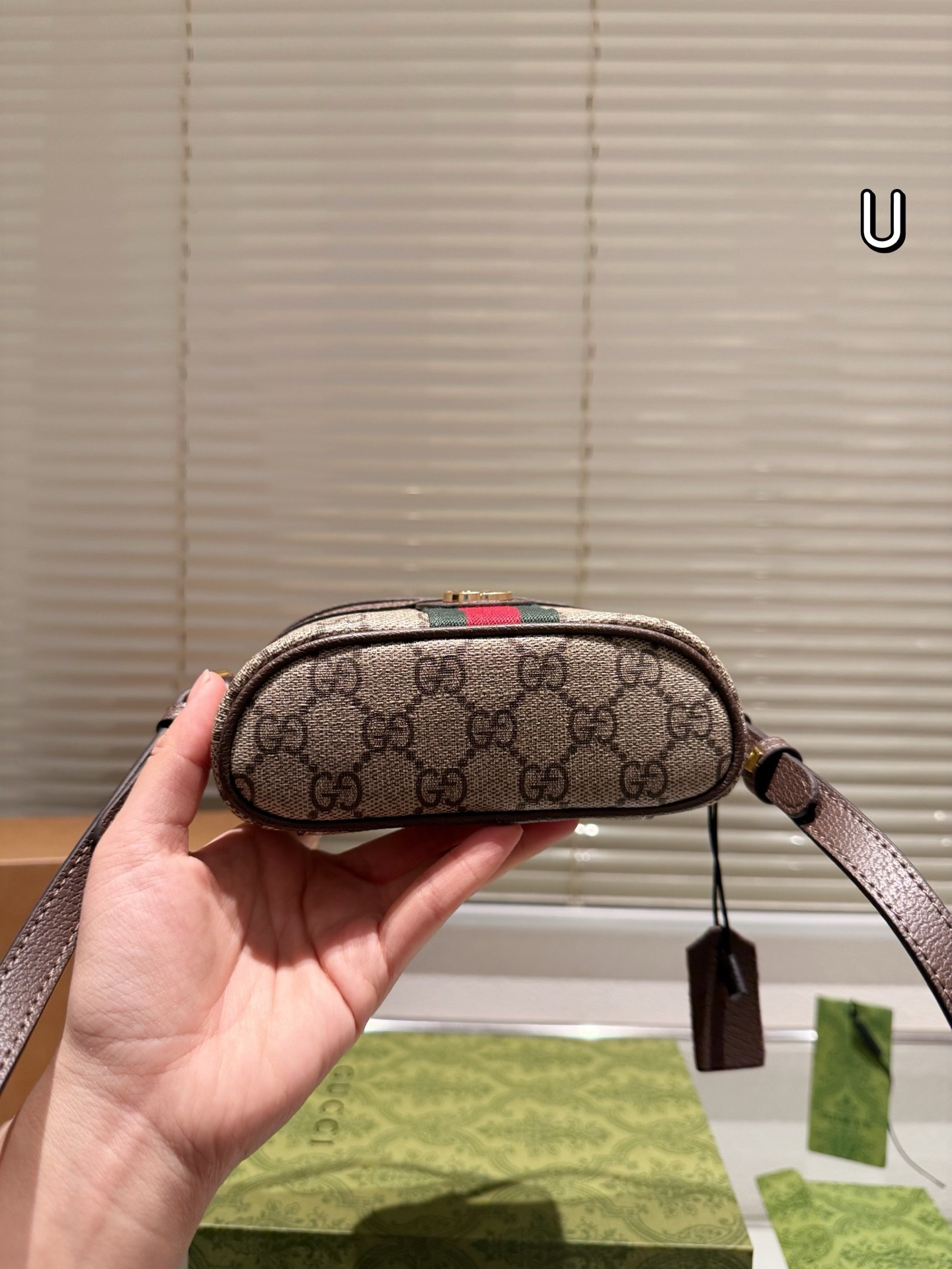 Gucci Ophidia GG Supreme Mini Cosmetic Case
