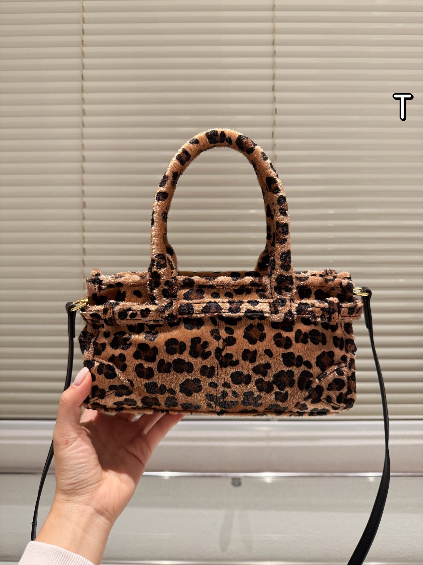 (Prada) Bonnie Mini Printed Leather Tote Bag