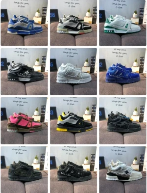 A special edition of the Louis Vuitton LV Skate sneakers.