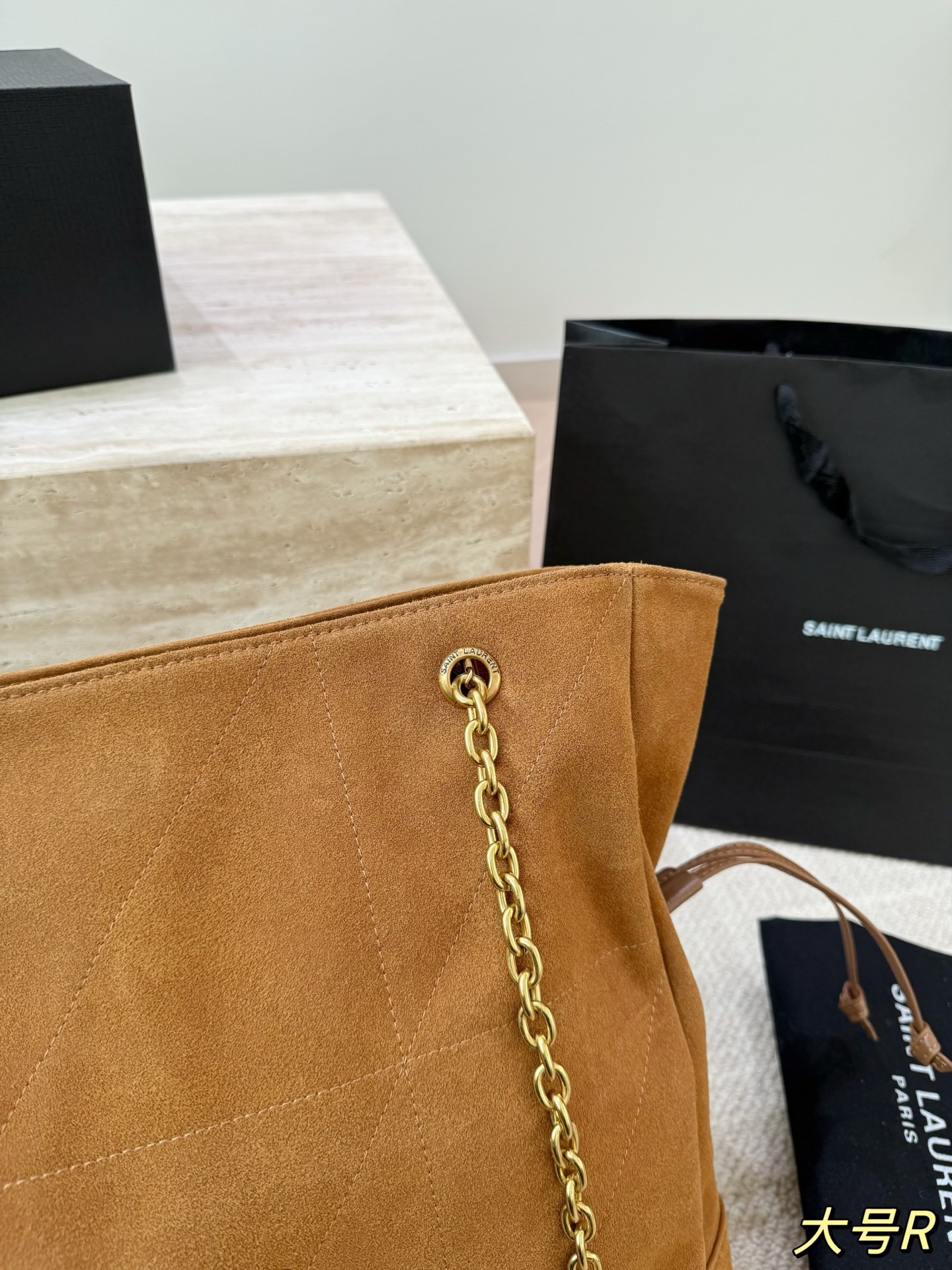 Sac cabas en daim Jamie Shopping Yves Saint Laurent