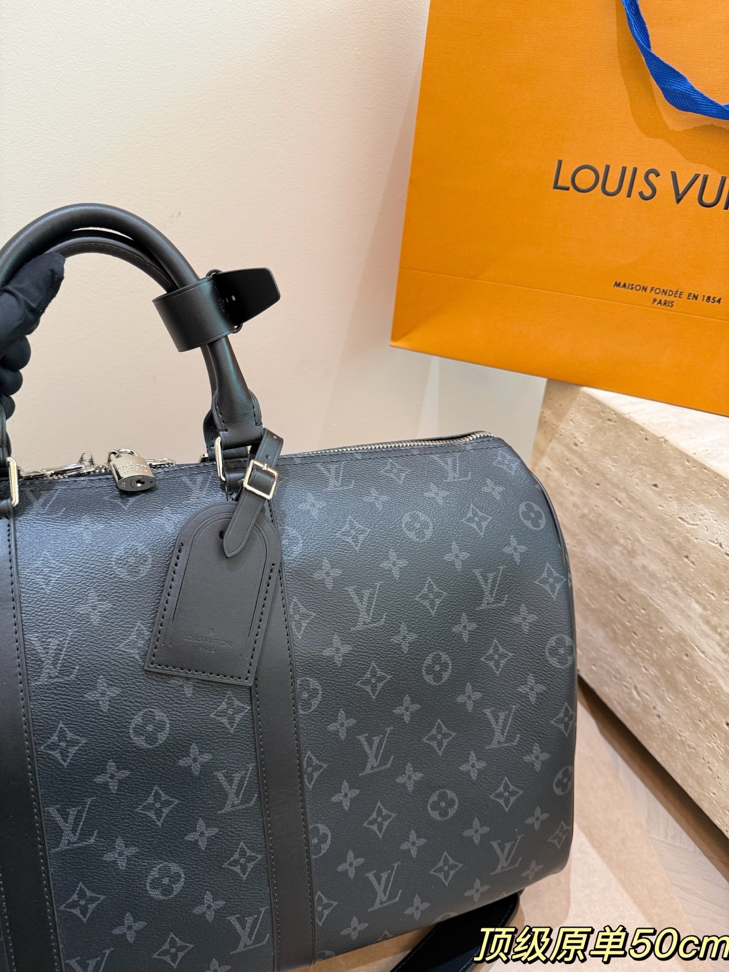 Sac de voyage Louis Vuitton Keepall Bandoulière 50