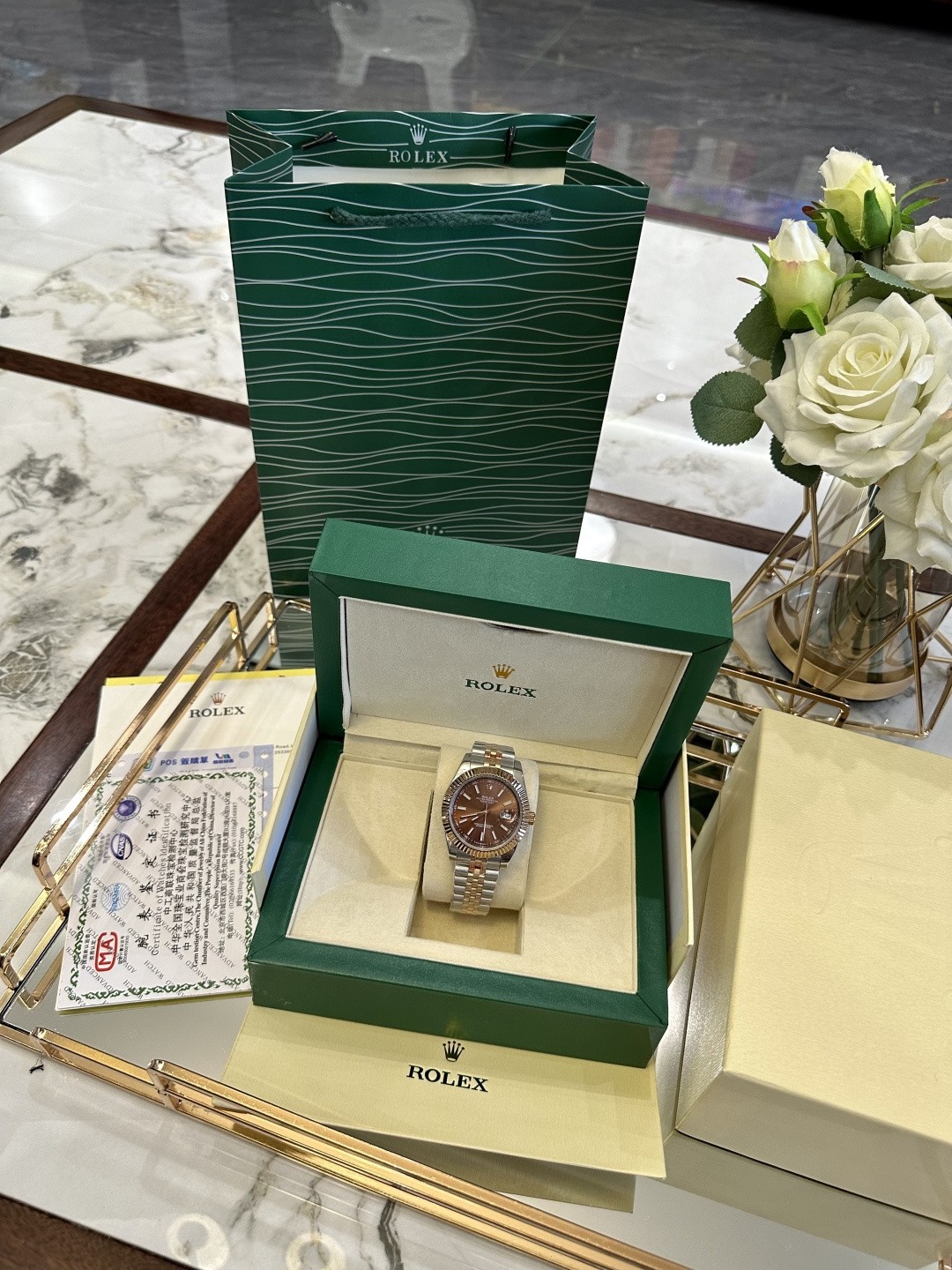 Rolex Datejust 41 watch.