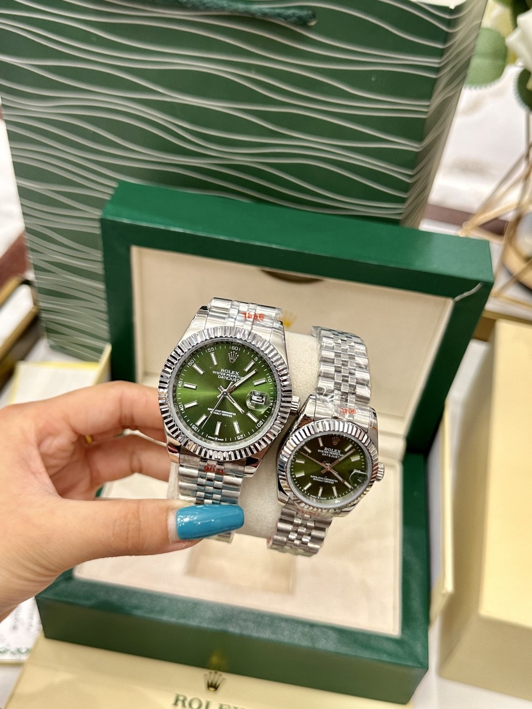 Rolex Datejust matching pair