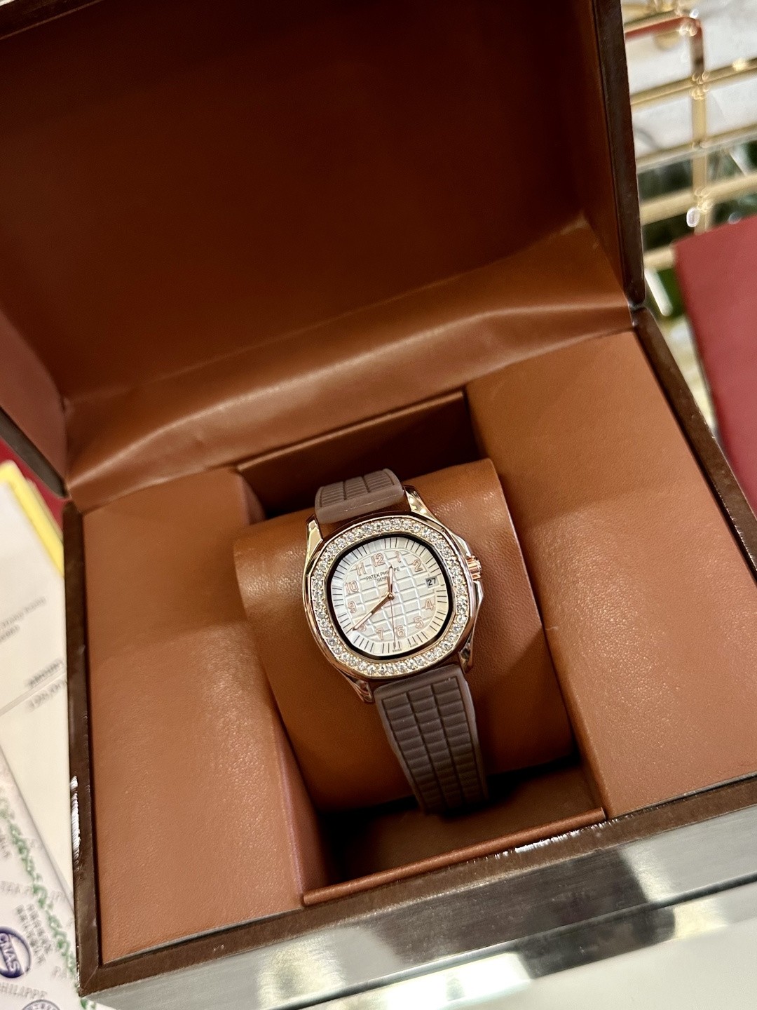 Patek Philippe Aquanaut Luce Collection Rose Gold Diamond-Set Watch