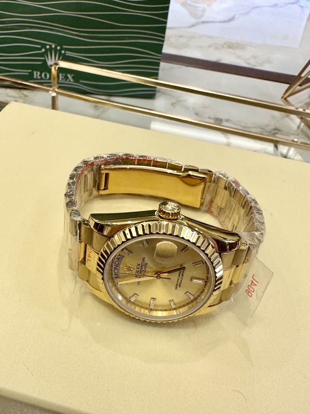 Rolex Day-Date watch, commonly known as the “President's Watch”