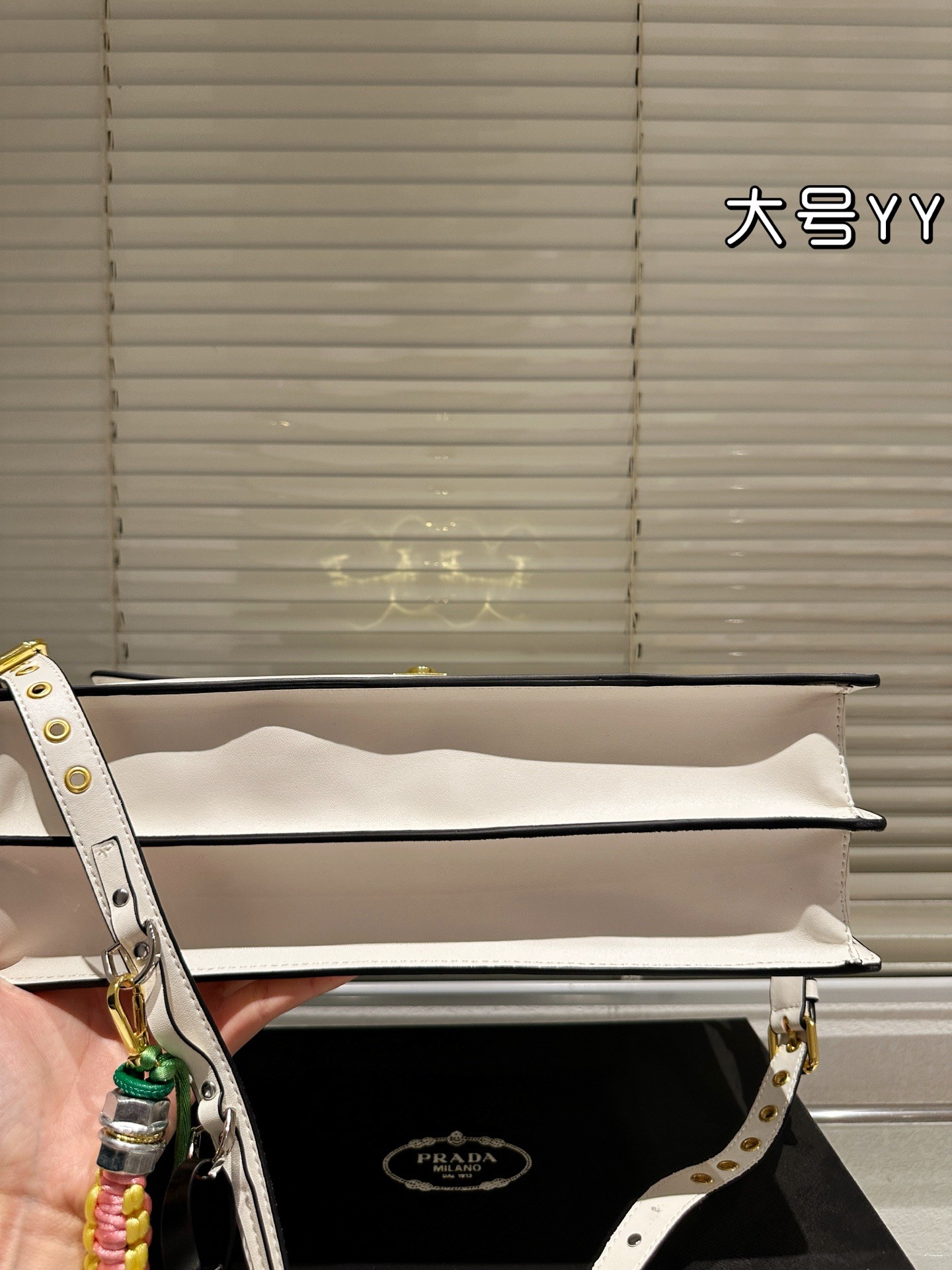 Prada Soft Sound Medium Leather Shoulder Bag.