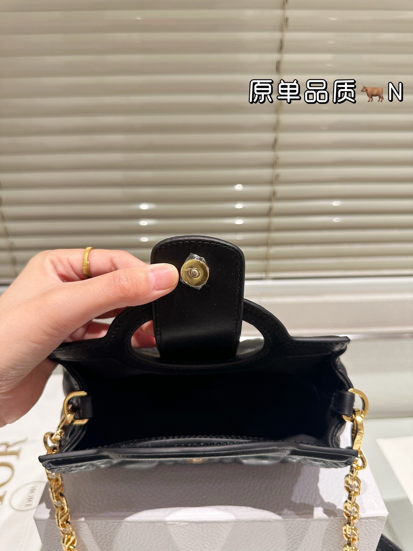 Mini sac à main à poignée supérieure Dior Jolie