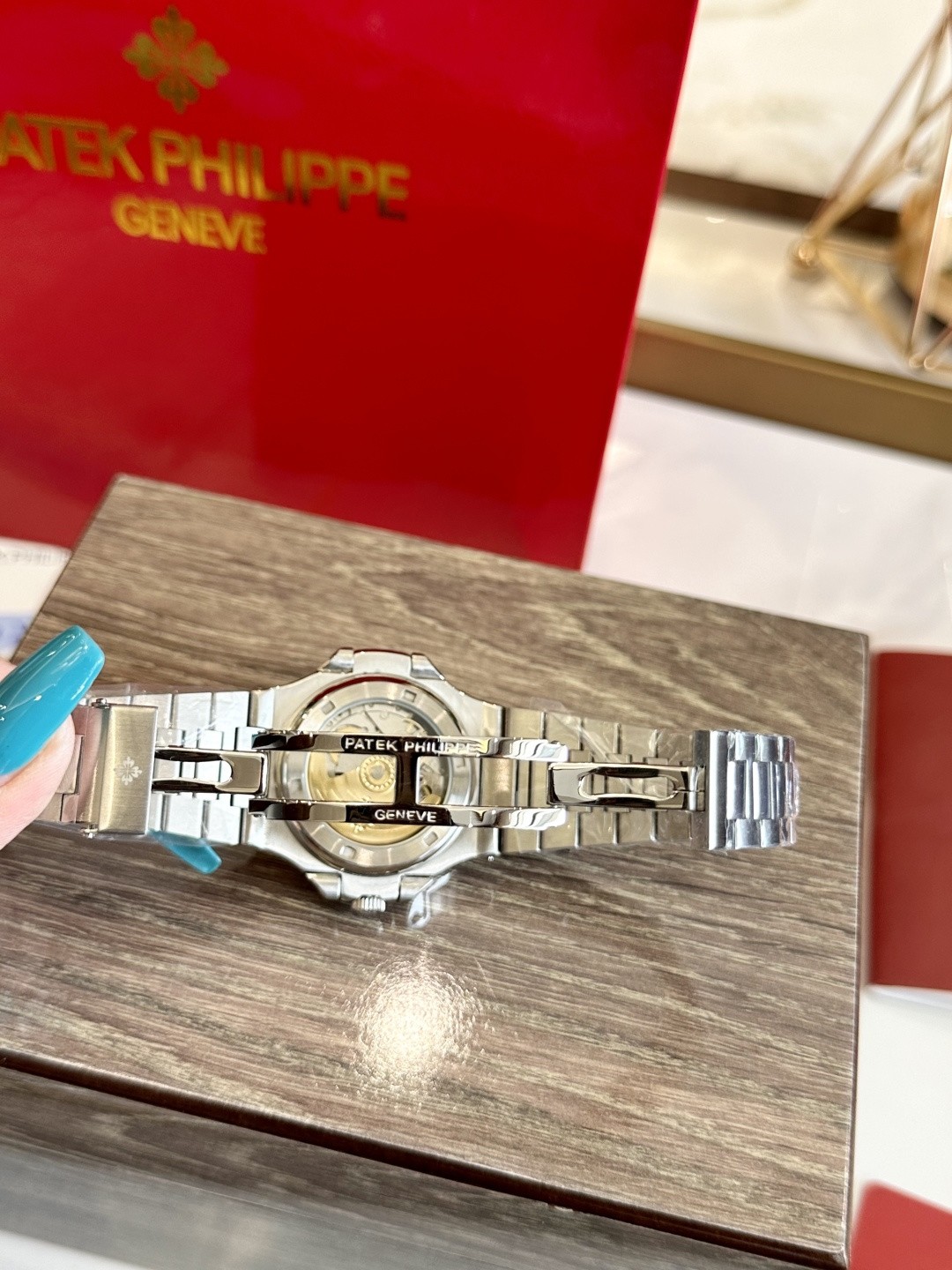 Patek Philippe Nautilus watch.