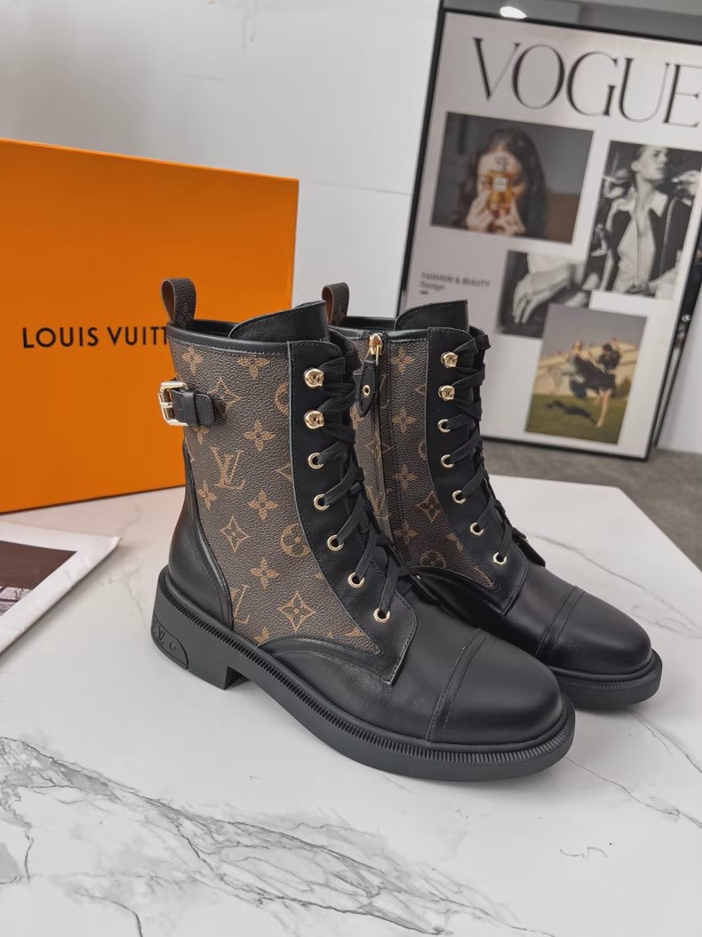 Louis Vuitton Citizen Flat Combat Boots