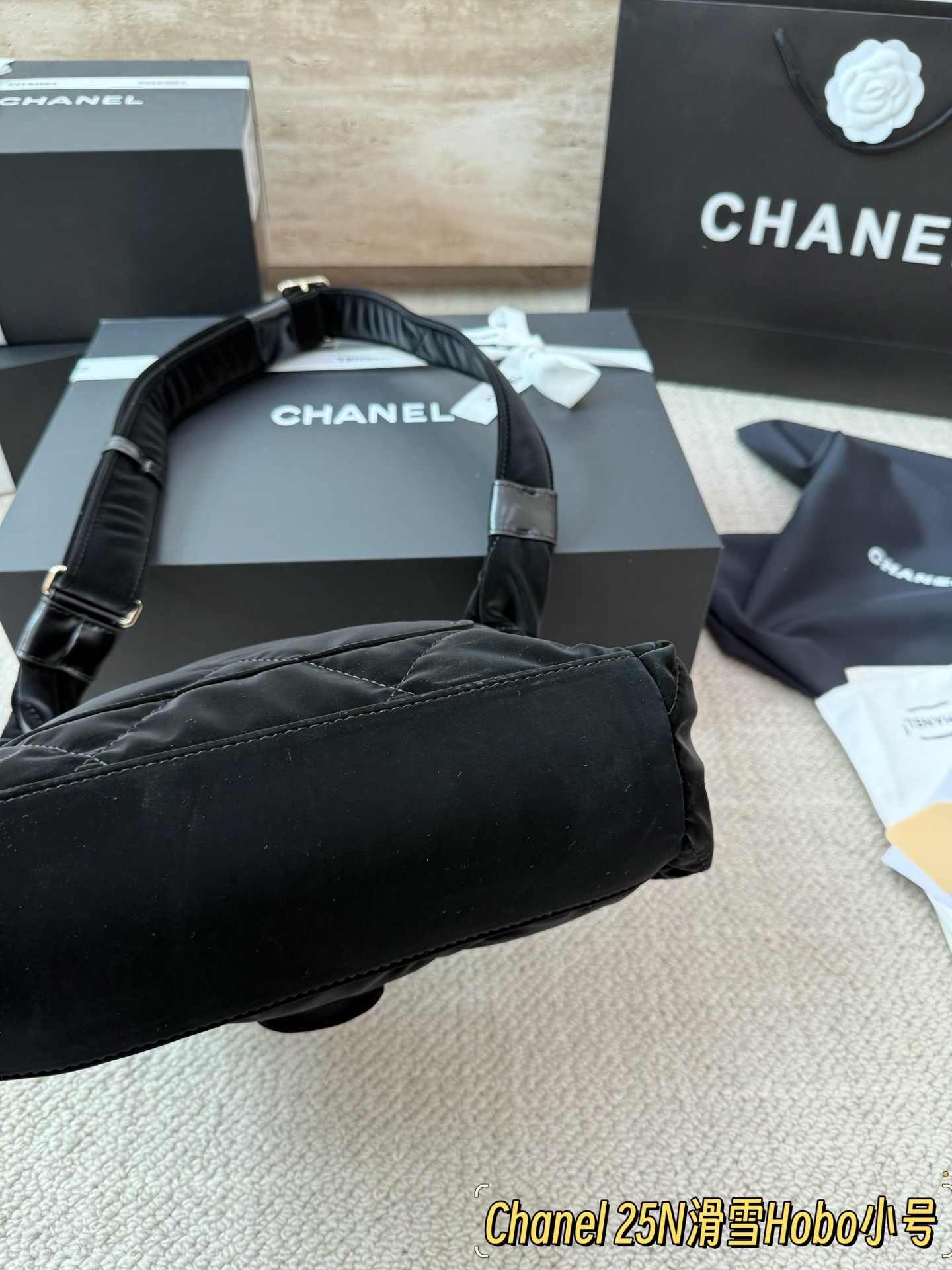 Chanel 25N Coco Neige Hobo