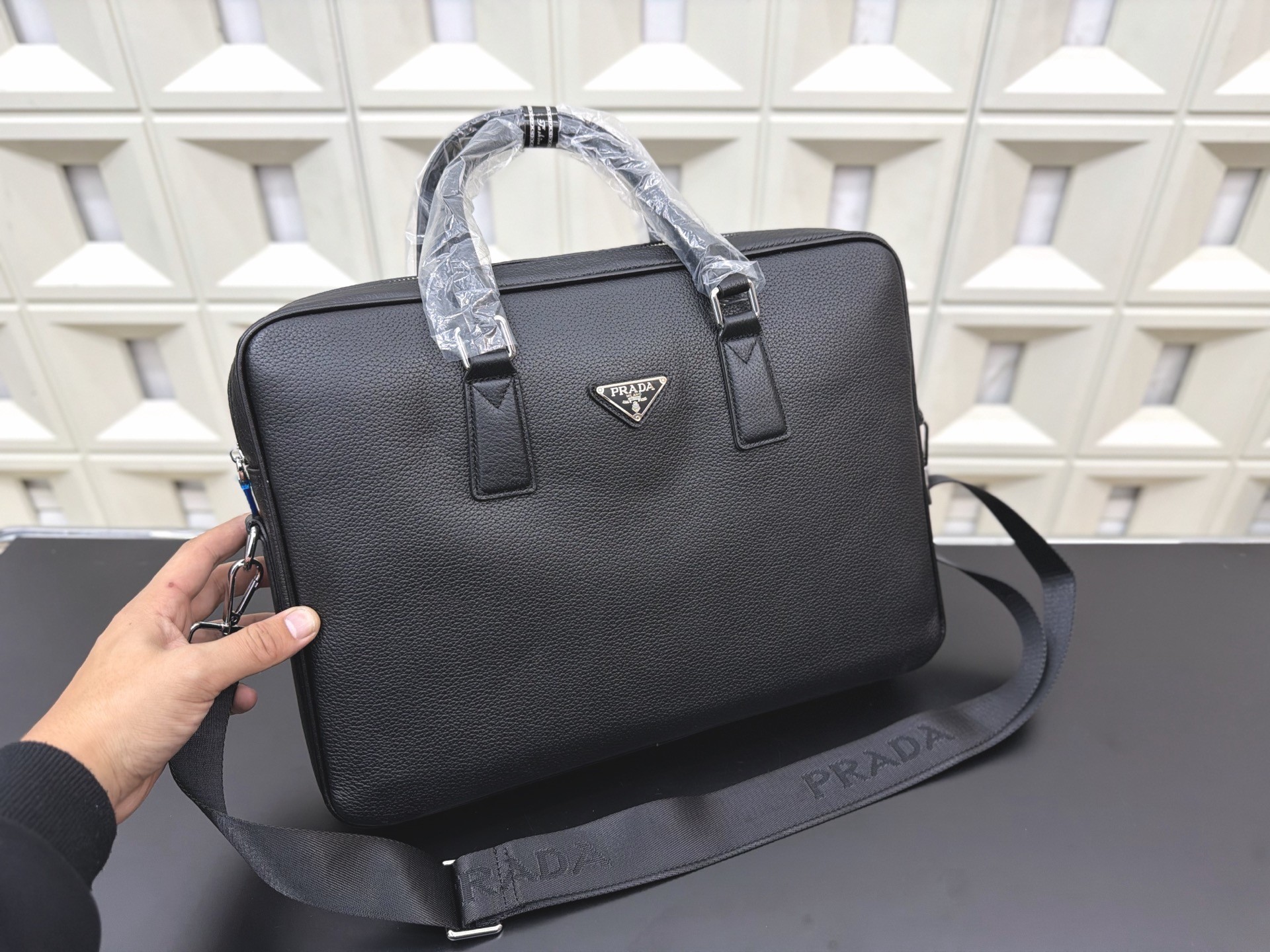 Prada Saffiano Leather Briefcase
