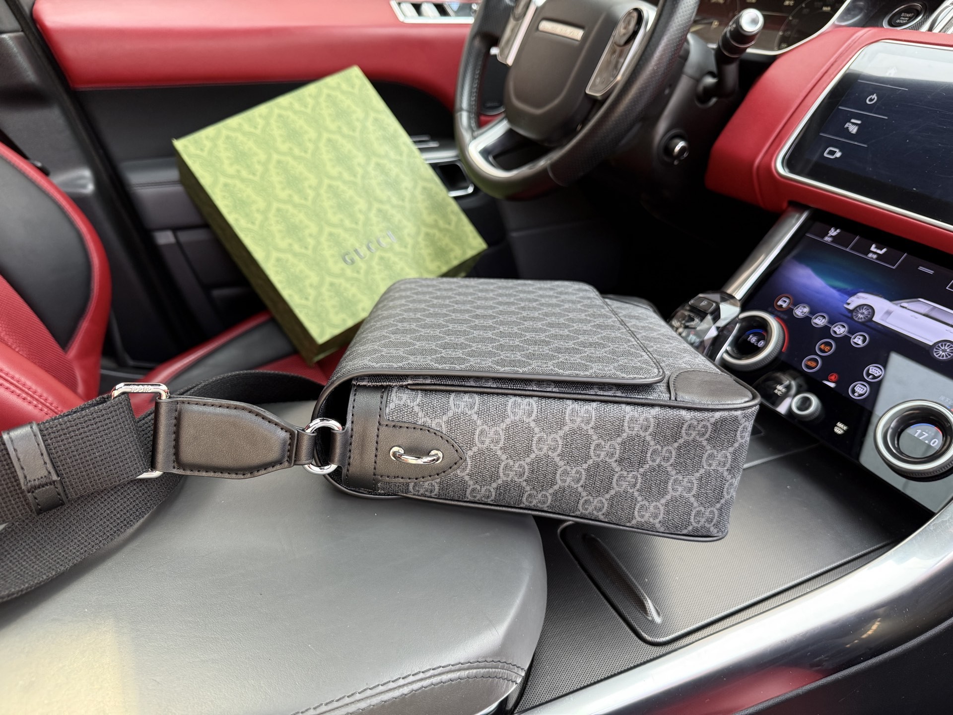 Gucci GG Emblem Medium Crossbody Bag