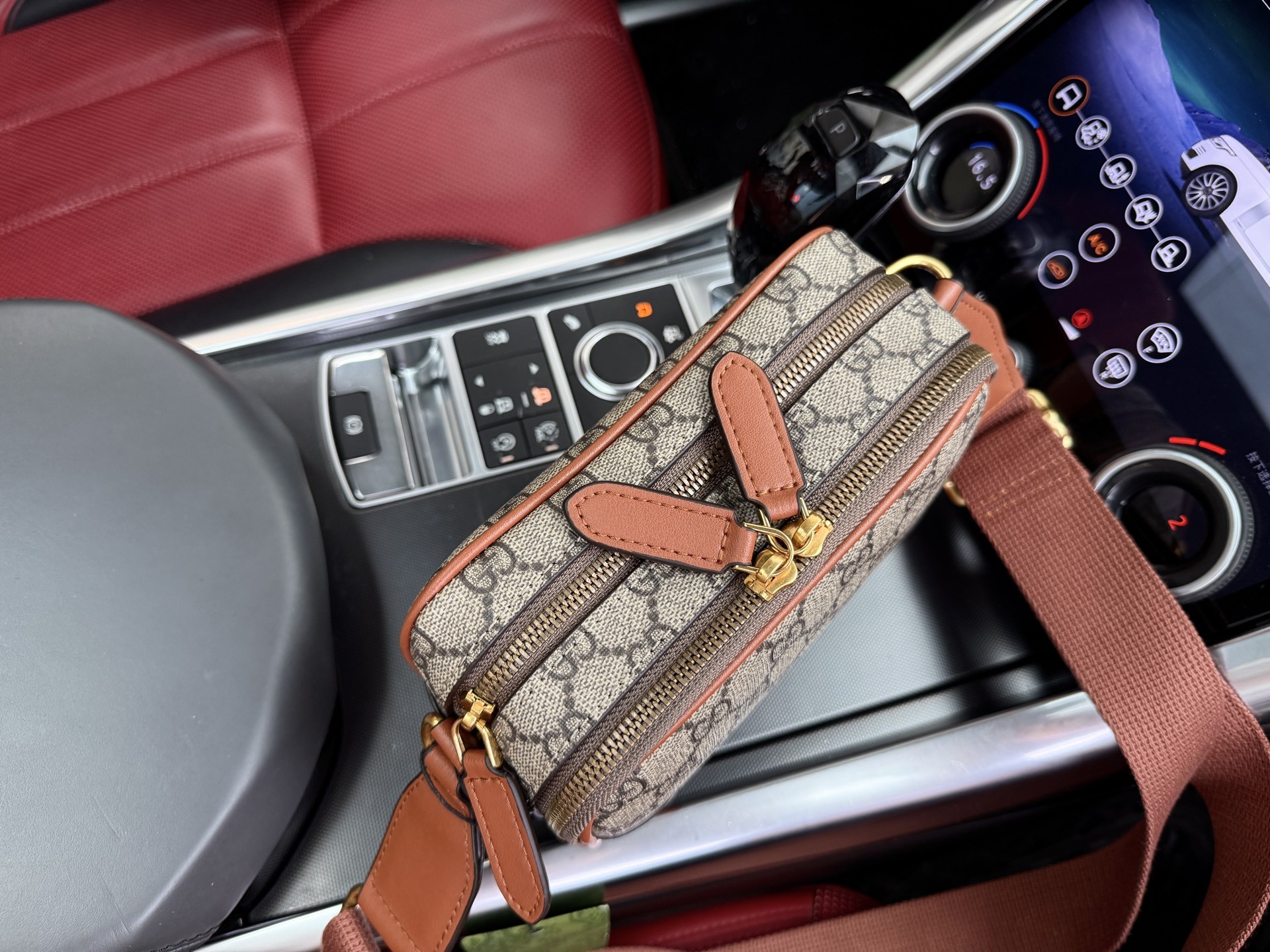 Gucci GG Emblem Mini Crossbody Bag