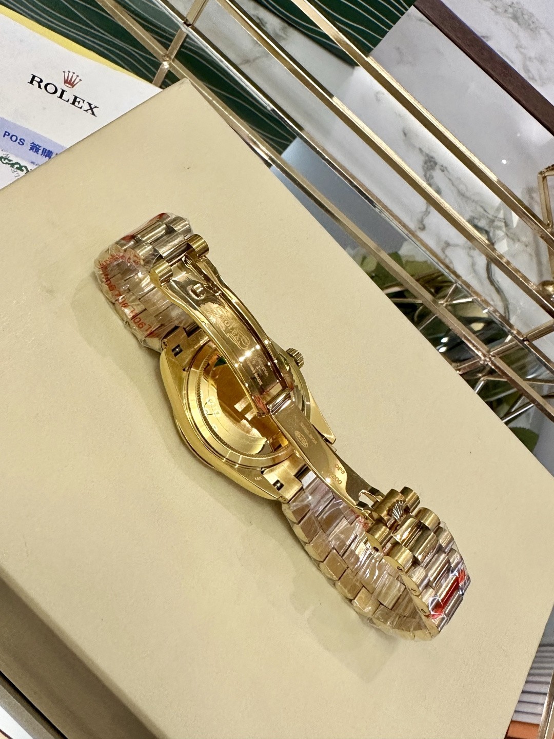 Rolex Day-Date watch, commonly known as the “President's Watch”