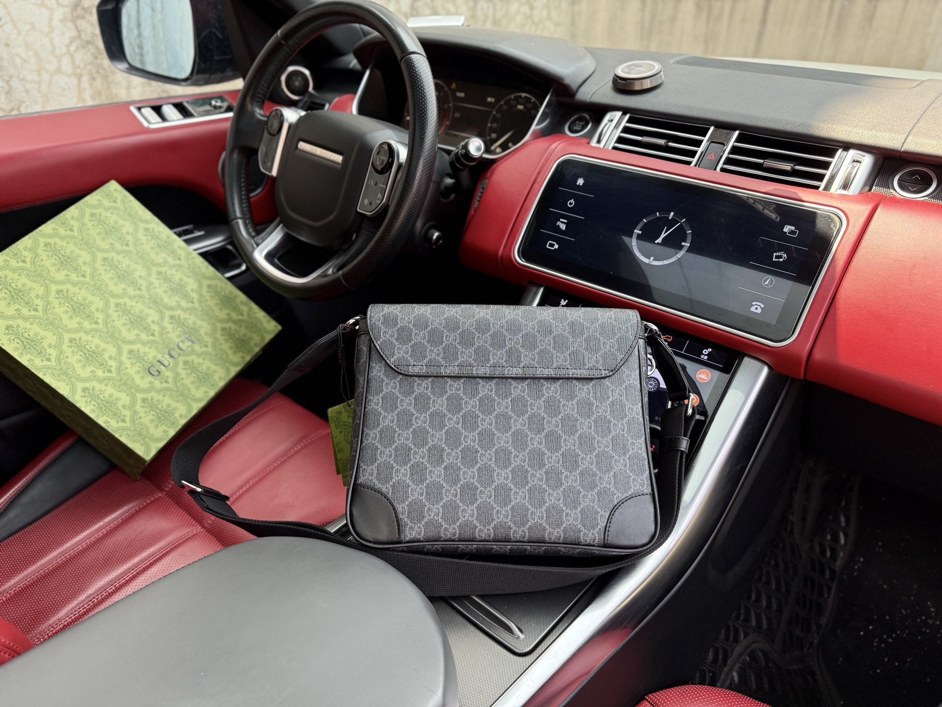 Gucci GG Emblem Medium Crossbody Bag