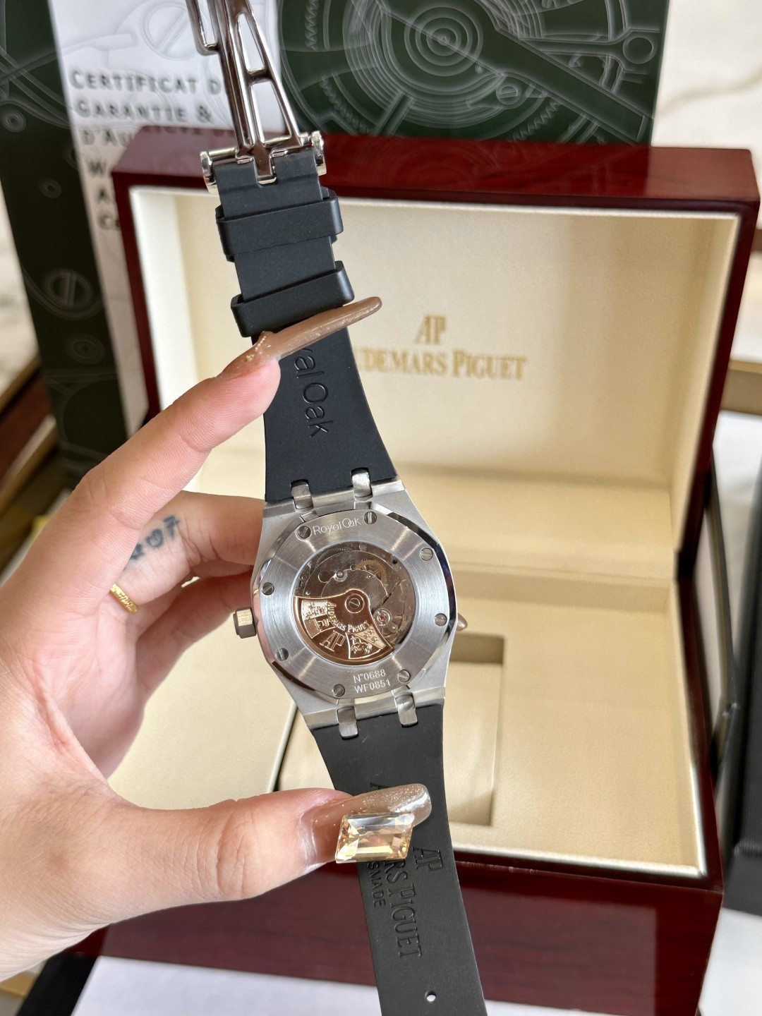 Audemars Piguet Royal Oak series automatic winding wristwatch.