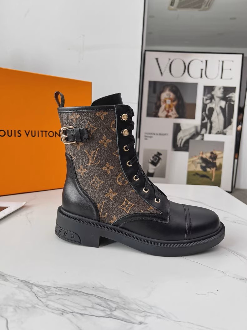Louis Vuitton Citizen Flat Combat Boots