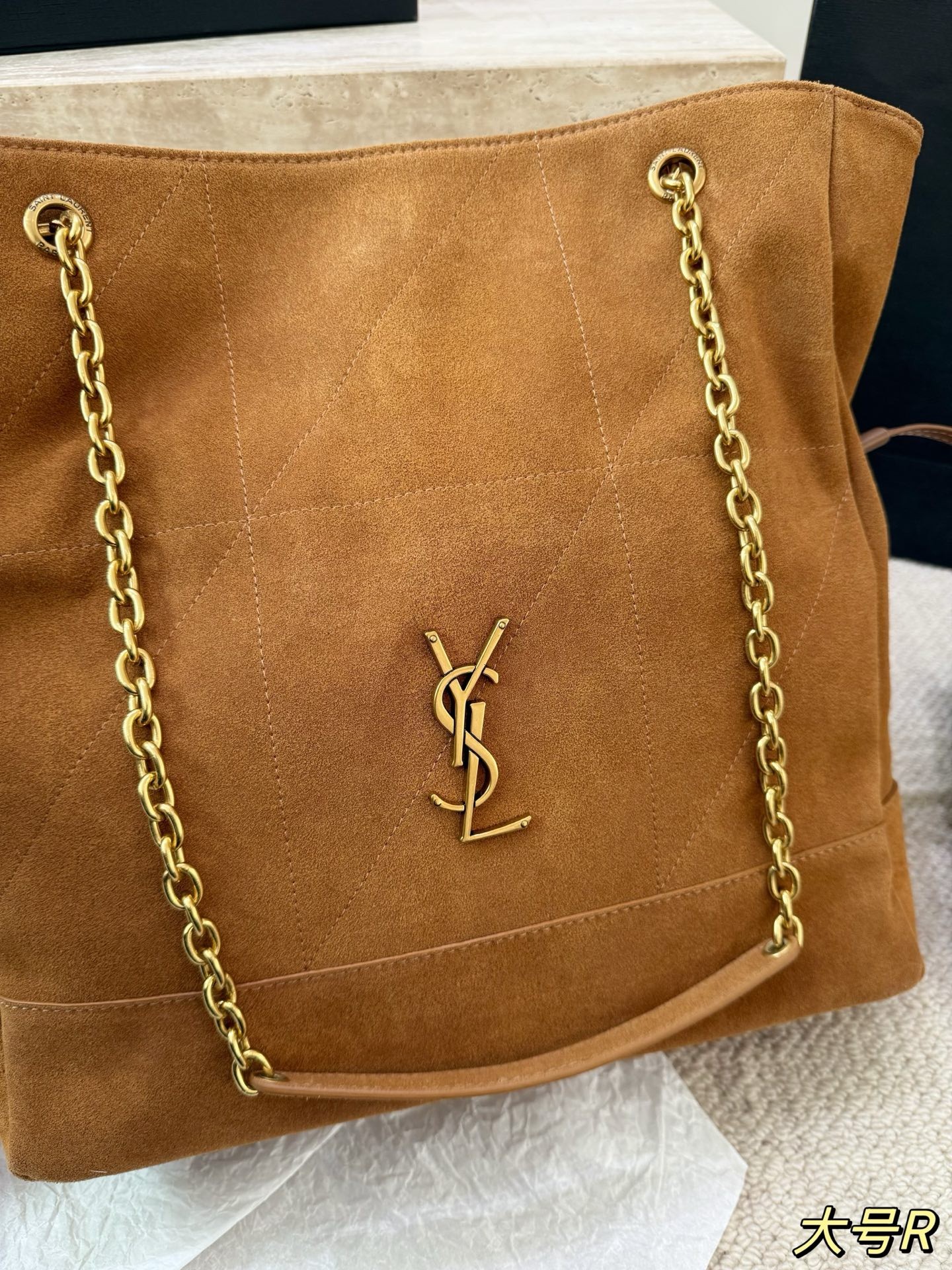 Sac cabas en daim Jamie Shopping Yves Saint Laurent