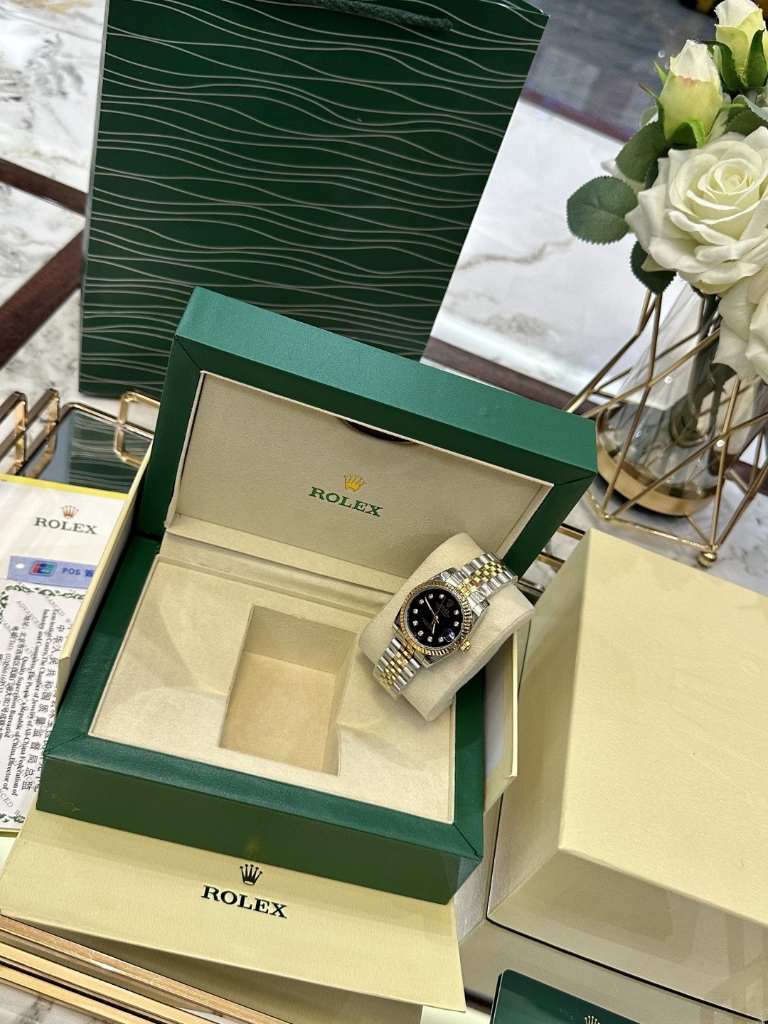 Rolex Datejust Two-Tone Gold and Steel Watch