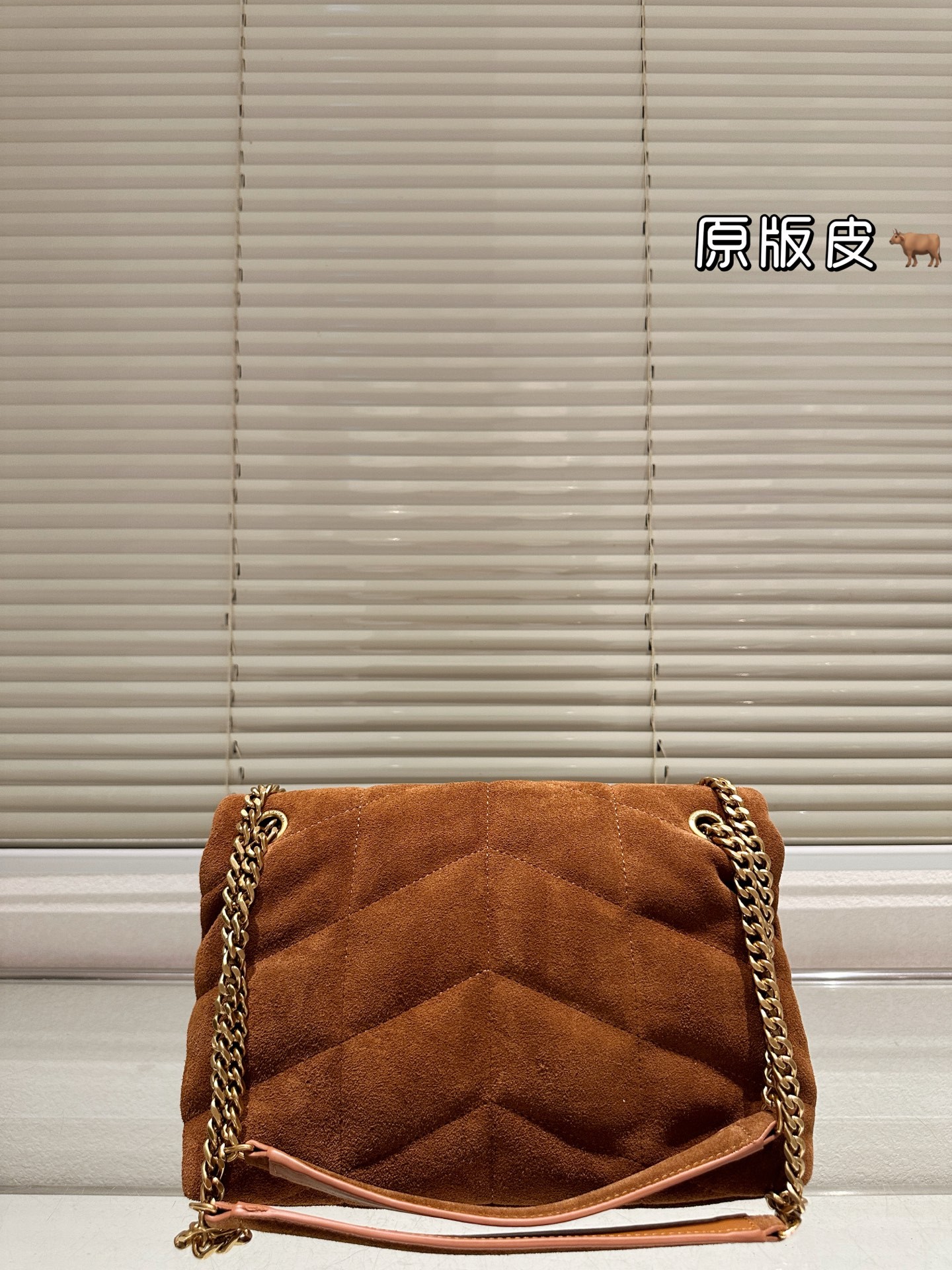 Mini sac à main en daim Yves Saint Laurent Puffer