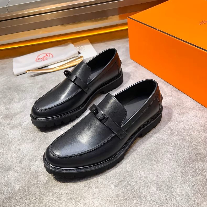 Hermès Icone loafers.