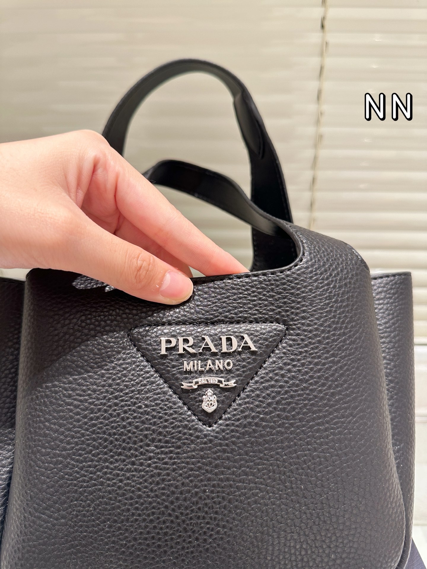 Prada Small Leather Tote Bag