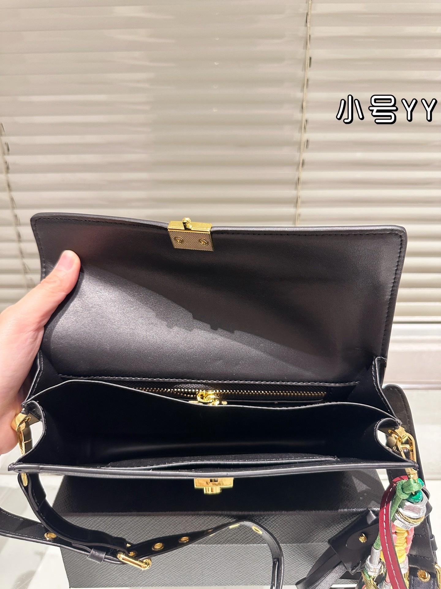 Prada Soft Sound Small Leather Shoulder Bag