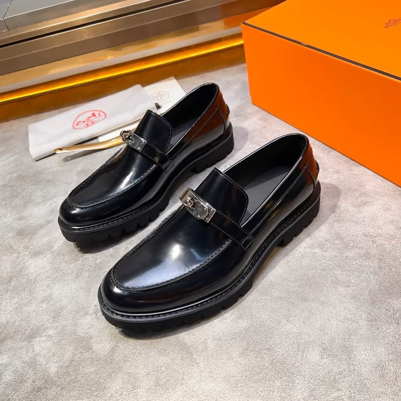 Hermès Icone loafers.