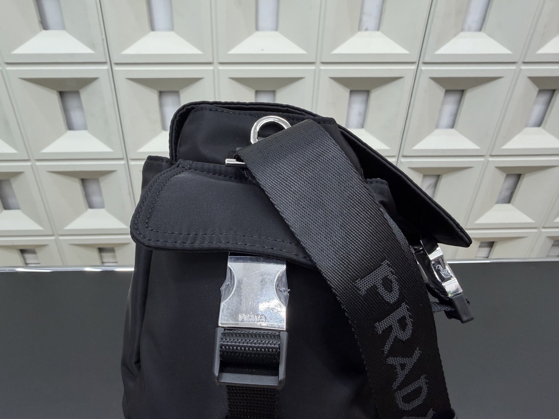 Prada Explore Series Shoulder Bag.