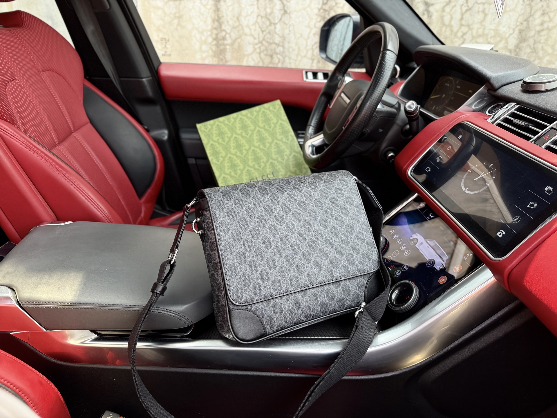 Gucci GG Emblem Medium Crossbody Bag