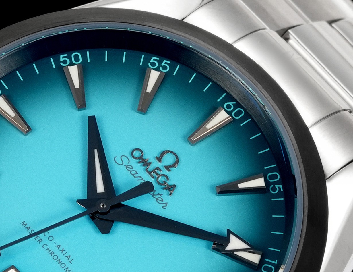 Omega Seamaster Aqua Terra 150m “Summer Blue” Gradient Blue Replica Watch.